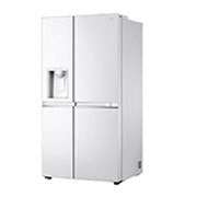 LG ثلاجة إل جي الباب بجانب الباب 617 لتر، تقنية التبريد الطولي™، لون أبيض, منظر الجانب الأيمن, GCL-287GVW, thumbnail 12