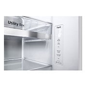 LG ثلاجة إل جي إنستافيو 611 لتر الباب داخل الباب، تقنية ™UVnano، تقنية التبريد الطولي™، تقنية ™ThinQ لون أبيض, GCX-287TNW, GCX-287TNW, thumbnail 9