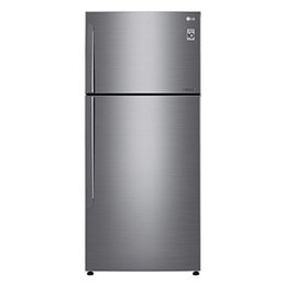 ثلاجة فريزر علوي بسعة اجمالية  516 لتر ضاغط طولي عاكس وتبريد عبر الباب لون فضي2