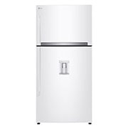 LG ثلاجة فريزر علوي بسعة 630 لتر و بتقنية تبريد الابواب لون أبيض , Front View, GRM-832DHWI, thumbnail 1