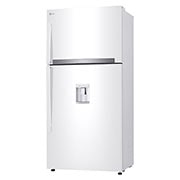 LG ثلاجة فريزر علوي بسعة 630 لتر و بتقنية تبريد الابواب لون أبيض , -15 degree side view, GRM-832DHWI, thumbnail 13