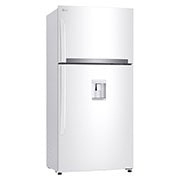 LG ثلاجة فريزر علوي بسعة 630 لتر و بتقنية تبريد الابواب لون أبيض , +15 degree side view, GRM-832DHWI, thumbnail 12