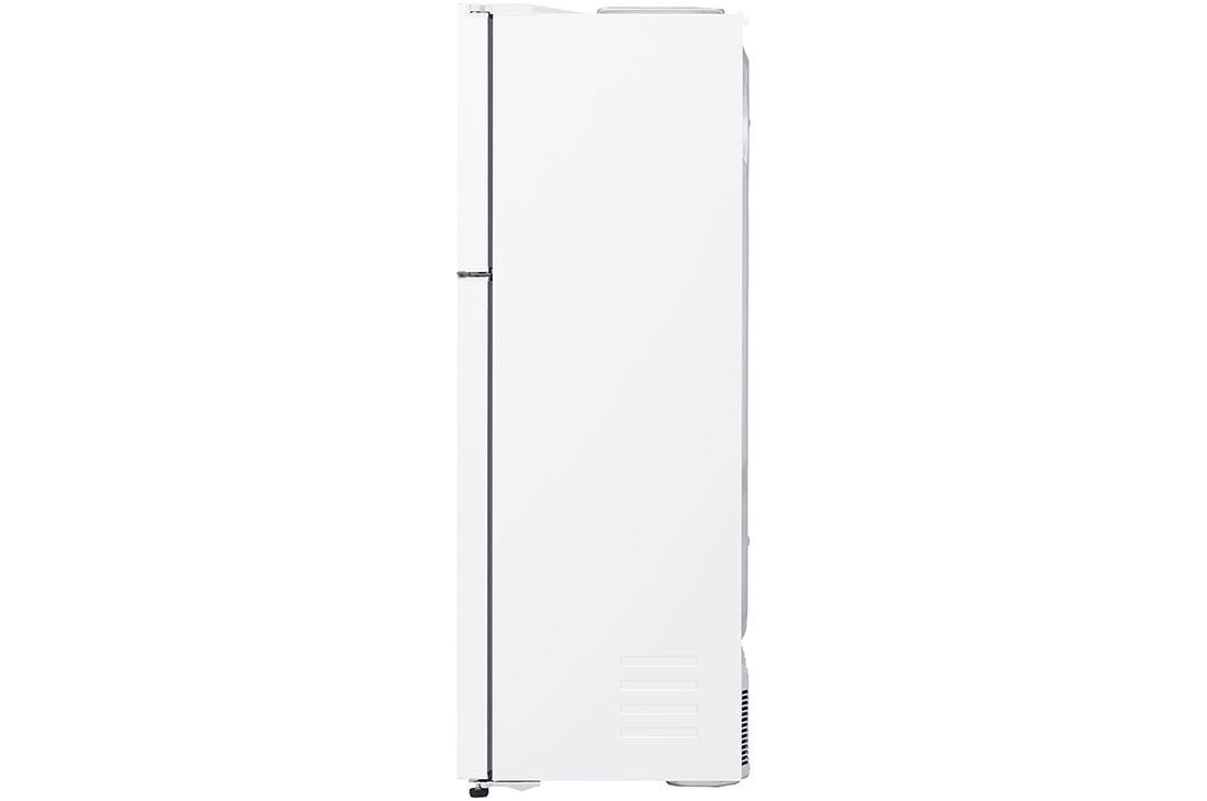 LG ثلاجة فريزر علوي بسعة 630 لتر و بتقنية تبريد الابواب لون أبيض , Side View, GRM-832DHWI, thumbnail 14