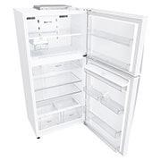 LG ثلاجة فريزر علوي بسعة 630 لتر و بتقنية تبريد الابواب لون أبيض , Top Perspective, GRM-832DHWI, thumbnail 7