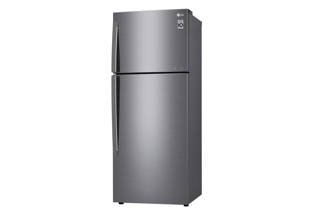 LG ثلاجة فريزر علوي بسعة 438 لتر و بتقنية تبريد الابواب  , Left side view, GR-C639HLCL, thumbnail 12