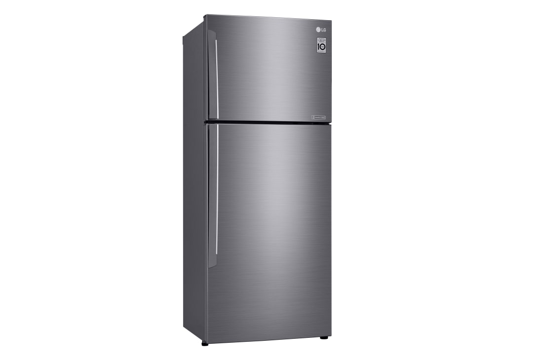 LG ثلاجة فريزر علوي بسعة 438 لتر و بتقنية تبريد الابواب  , Right side view, GR-C639HLCL, thumbnail 11