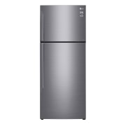 LG ثلاجة فريزر علوي بسعة 438 لتر و بتقنية تبريد الابواب  , Front view, GR-C639HLCL, thumbnail 1