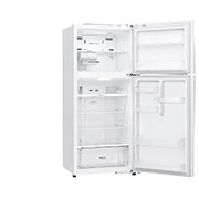 LG ثلاجة فريزر علوي بسعة 438 لتر و بتقنية تبريد الابواب , Right side open view, GR-C639HWCL, thumbnail 10