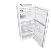 LG ثلاجة فريزر علوي بسعة 438 لتر و بتقنية تبريد الابواب , Top right perspective view, GR-C639HWCL, thumbnail 6