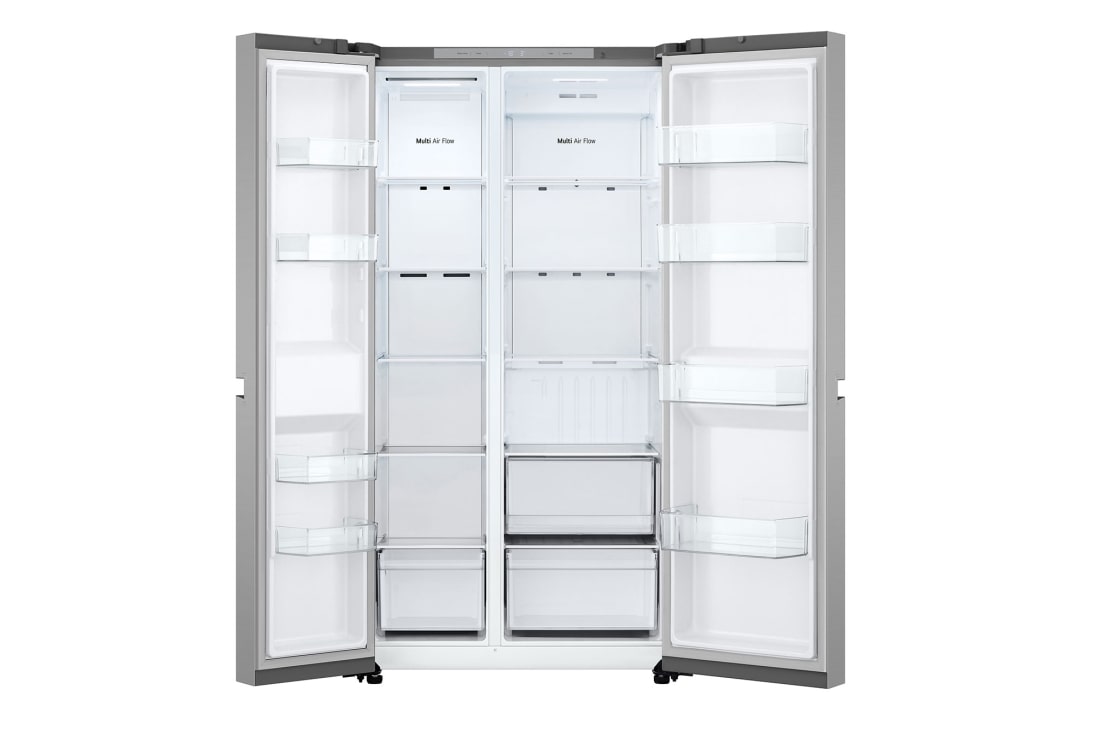 LG ثلاجة ال جي باب جانب باب  658 لتر, بتقنية الانفيرتر الذكي  , Front Open, GCB-287DVL, thumbnail 3