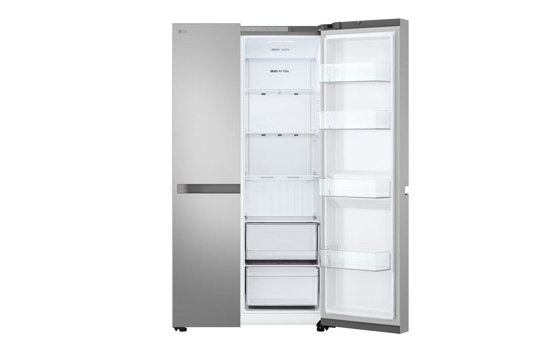 LG ثلاجة ال جي باب جانب باب  658 لتر, بتقنية الانفيرتر الذكي  , Front Open, GCB-287DVL, thumbnail 5