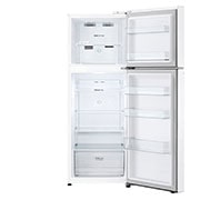 LG ثلاجة فريزر علوي بسعة 315 لتر , لون ابيض بتقنية  التبريد الخطي ,وبتقنية الانفيرتر الذكي, عرض مفتوح أمامي, GNB-482GVWP, thumbnail 3