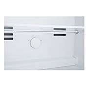 LG ثلاجة فريزر علوي بسعة 315 لتر , لون ابيض بتقنية  التبريد الخطي ,وبتقنية الانفيرتر الذكي, عرض تفصيلي لمفتاح التحكم الدوار الخاص بدرجة الحرارة, GNB-482GVWP, thumbnail 4