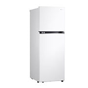 LG ثلاجة فريزر علوي بسعة 315 لتر , لون ابيض بتقنية  التبريد الخطي ,وبتقنية الانفيرتر الذكي, عرض منظوري من الجانب الأيمن, GNB-482GVWP, thumbnail 8