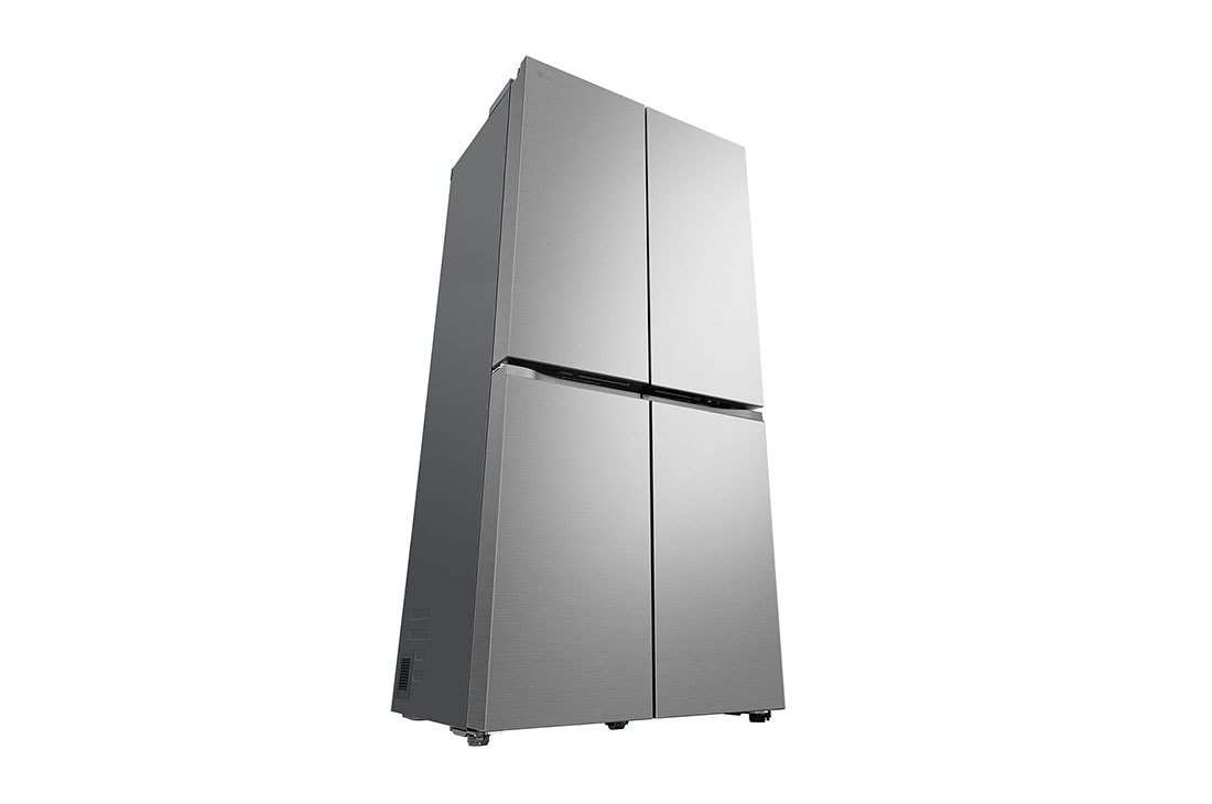 LG ثلاجة ابواب متعددة بسعة 464 لتر , لون سلفر ,Linear Cooling,تدفق هواء متعدد, bottom right view, GCB-334DFPL, thumbnail 13