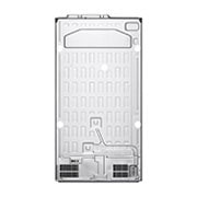 LG ثلاجة أربع أبواب بسعة اجمالية 705 لتر باب داخل باب وتقنية Hygiene Fresh , لون اسود قاتم, back view, GCX-287TVB, thumbnail 15