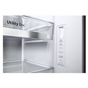 LG ثلاجة باب جانب باب بسعة  598 لتر مع InstaView وتقنية +HygeineFRESH لون سلفر, freezer, GCX-287TVSI, thumbnail 7