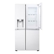 LG ثلاجة إل جي الباب بجانب الباب 611 لتر سعة فعلية ، تقنية ™UVnano، تقنية التبريد الطولي™، تقنية ™ThinQ لون أبيض, منظر فتح أمامي, GCJ-287GVW, thumbnail 9