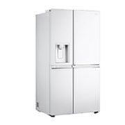 LG ثلاجة إل جي الباب بجانب الباب 611 لتر سعة فعلية ، تقنية ™UVnano، تقنية التبريد الطولي™، تقنية ™ThinQ لون أبيض, منظر الجانب الأيسر, GCJ-287GVW, thumbnail 12