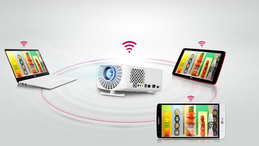 مشاركة الشاشة لاسلكياً مع الهواتف المحمولة