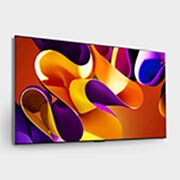 LG تلفزيون LG OLED evo AI G4 4K الذكي مقاس 65 بوصة المدعوم بجهاز التحكم AI Magic remote وتكنولوجيا الصوت Dolby Vision وواجهة webOS24 طراز عام 2024, صورة جانبية مائلة بزاوية لليمين لتلفزيون LG OLED evo TV،‏ OLED G4 على الحائط, OLED65G46LA, thumbnail 7