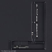 LG تلفزيون LG QNED AI QNED86T 4K الذكي مقاس 75 بوصة المدعوم بجهاز التحكم AI Magic remote وميزة HDR10 وواجهة webOS24 طراز 75QNED86T6A عام (2024), Port view, 75QNED86T6A, thumbnail 6