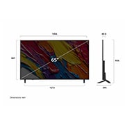 LG تلفزيون LG QNED AI QNED82 4K Smart TV مقاس 65 بوصة المدعوم بجهاز التحكم AI Magic remote وميزة HDR10 وواجهة webOS25 طراز عام 2025 , تنفجر رشات من الطلاء من الأرض إلى أعلى بألوان متنوعة. شهادة Intertrek لنسبة 100% من حجم اللون إلى DCI-P3. يتحدث العنوان عن تقنية سلسلة الألوان الواسعة الجديدة والفريدة من نوعها من LG التي تسمح لك برؤي, 65QNED82A6A, thumbnail 5