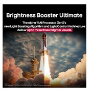 LG تلفزيون LG OLED evo AI G5 مقاس 77 بوصة بدقة 4K 165Hz ومدعوم بجهاز التحكم AI Magic remote وواجهة webOS25 طراز عام 2025 , إطلاق مكوك فضائي من الأرض. ينقسم المشهد في المنتصف بنصف أغمق قليلاً وباهت. يوضح النصف الآخر كيف يكون انفجار الصواريخ ساطعًا بشكل ملحوظ، مما يوضح كيف يمكن أن تكون المرئيات الساطعة على شاشة تلفزيون LG O, OLED77G56LA, thumbnail 6