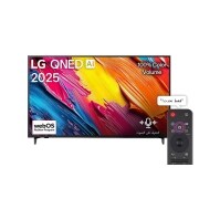 LG تلفزيون LG QNED AI QNED70 4K Smart TV مقاس 65 بوصة المدعوم بجهاز التحكم AI Magic remote وميزة HDR10 وواجهة webOS25 طراز عام 2025 , front view, 65QNED70A6A, thumbnail 1