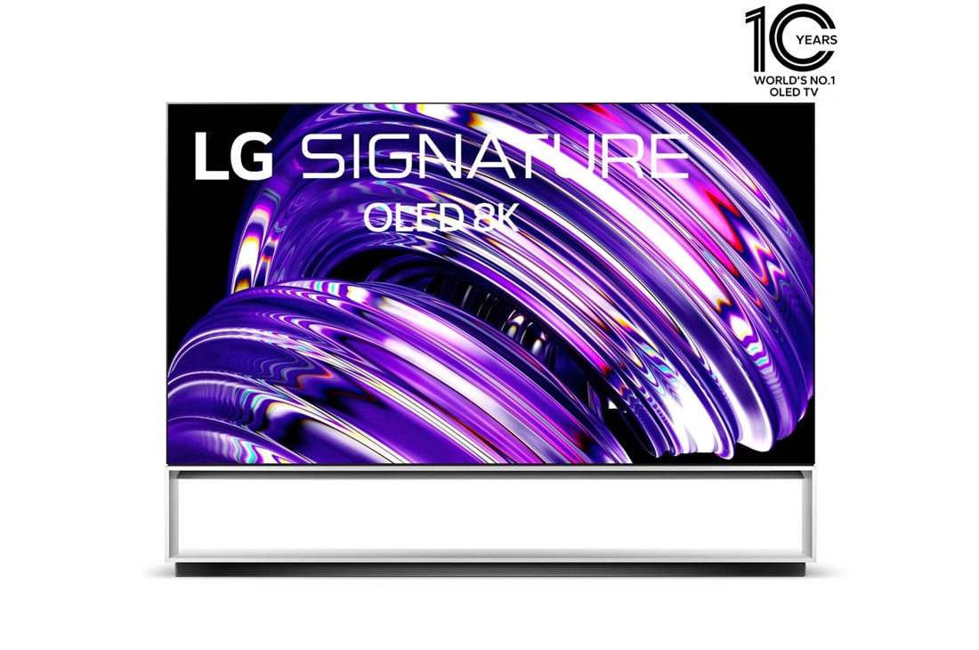 LG ال جي OLED TV 88 بوصة Z2 Series Gallery Design Cinema HDR WebOS Smart ThinQ AI 8K Pixel Dimming, منظر أمامي , OLED88Z26LA