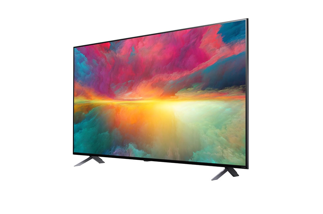 LG تلفزيون LG QNED75 الذكي مقاس 55 بوصة بدقة 4K لعام 2023, 30 degree side view with infill image, 55QNED756RB, thumbnail 3