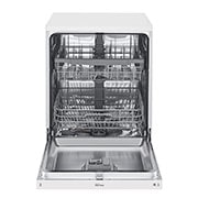 LG غسالة صحون إل جي ™QuadWash ، لون أبيض إعداد المكان14، تقنية EasyRack™ Plus، محرك الدفع المباشر، تقنية ThinQ, DFB512FW, thumbnail 2
