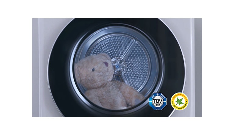 جففي الدباديب وتخلصي من 99.9% من البكتيريا وعثة الغبار الحية مع تكنولوجيا Allergy Care