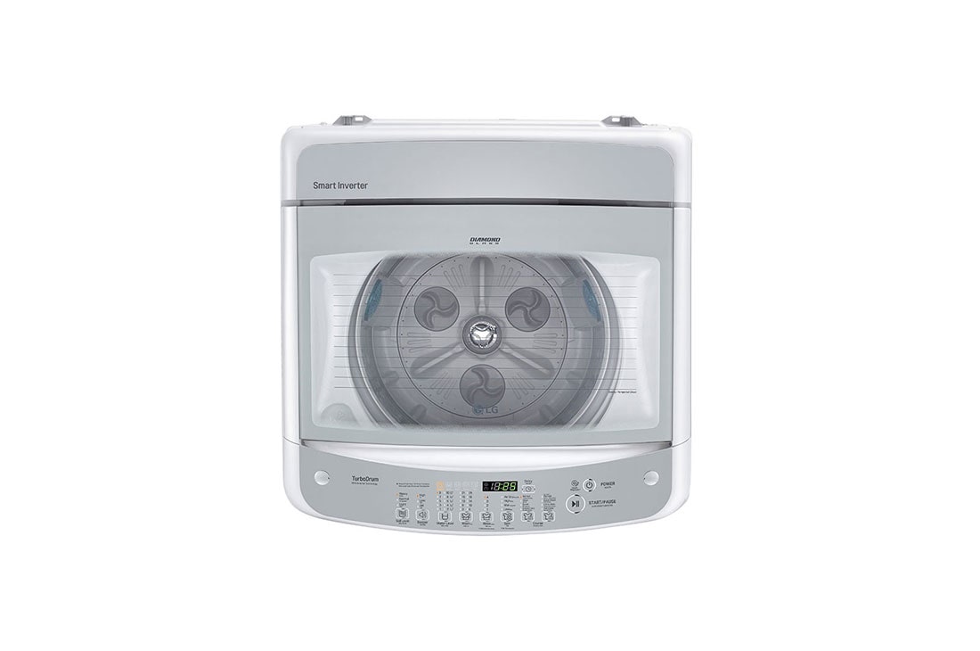 LG غسالة تحميل العلوي بسعة 18 كغ محرك العاكس الذكي، التشخيص الذكي™،  لون أبيض, T1966NEFT0, thumbnail 10