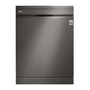 LG غسالة صحون إل جي بالبخار ™QuadWash ،إعداد المكان14، تقنية EasyRack™ Plus ، محرك الدفع المباشر، تقنية ThinQ, لون أسود ستانلستيل, DFB325HD, thumbnail 1