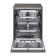 LG غسالة صحون إل جي بالبخار ™QuadWash ،إعداد المكان14، تقنية EasyRack™ Plus ، محرك الدفع المباشر، تقنية ThinQ, لون أسود ستانلستيل, DFB325HD, thumbnail 2