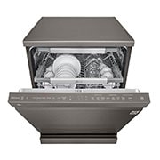 LG غسالة صحون إل جي بالبخار ™QuadWash ،إعداد المكان14، تقنية EasyRack™ Plus ، محرك الدفع المباشر، تقنية ThinQ, لون أسود ستانلستيل, DFB325HD, thumbnail 12