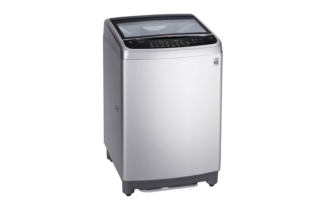 LG غسالة ال جي تحميل العلوي بسعة 16 كيلو محرك العاكس الذكي، التشخيص الذكي™, لون فضي, T1688NEHTE, thumbnail 3