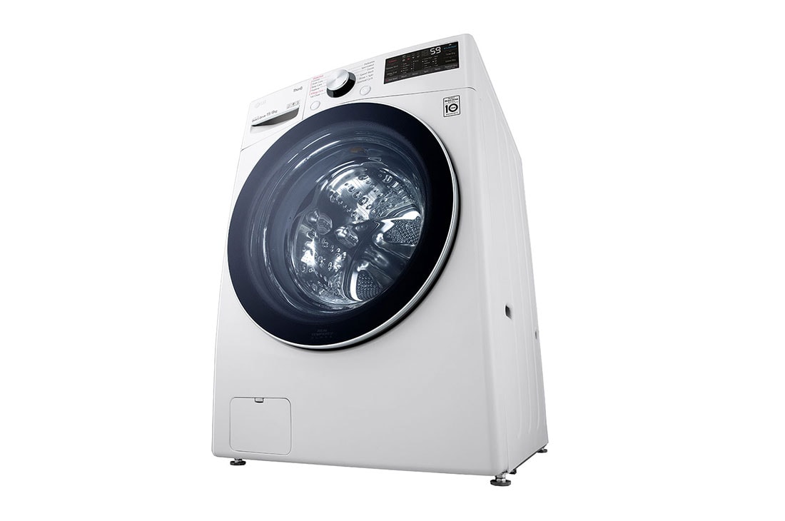 LG غسالة ونشافة بسعة 15/8 كغ وتقنية محرك الدفع المباشر بالذكاء الاصطناعي والبخار, WDL91H02PN, thumbnail 12