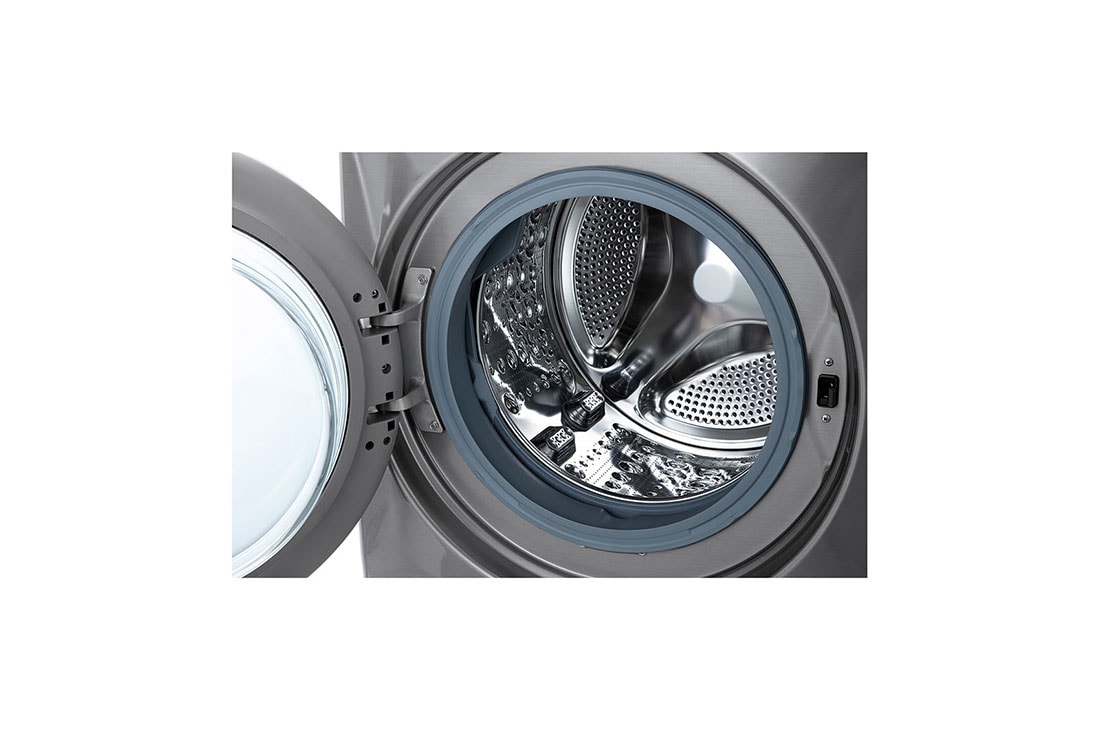 LG غسالة ونشافة بسعة 15/8 كغ وتقنية محرك الدفع المباشر بالذكاء الاصطناعي والبخار, WDL91H62PN, thumbnail 3