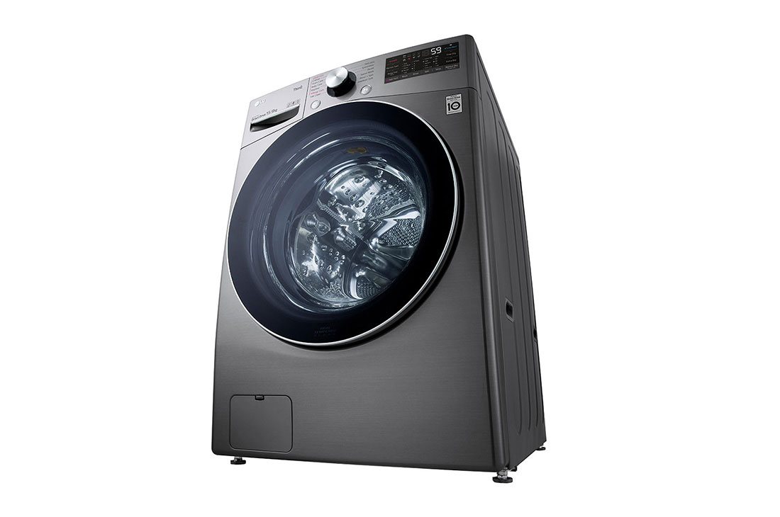 LG غسالة ونشافة بسعة 15/8 كغ وتقنية محرك الدفع المباشر بالذكاء الاصطناعي والبخار, WDL91H62PN, thumbnail 12