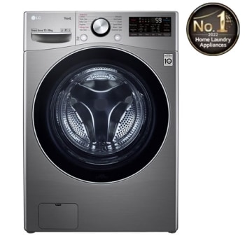 غسالة ونشافة بسعة 15/8 كغ وتقنية محرك الدفع المباشر بالذكاء الاصطناعي والبخار1