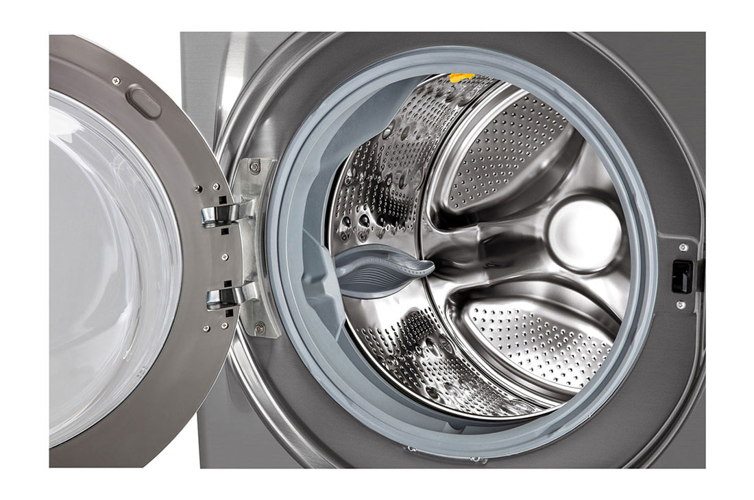 LG غسالة ونشافة بسعة 10/18 كغ وتقنية محرك الدفع المباشر والبخار لون سلفر, WDV1901SRV, thumbnail 5