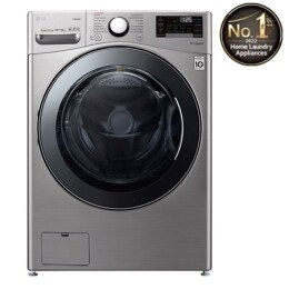 غسالة ونشافة بسعة 10/18 كغ وتقنية محرك الدفع المباشر والبخار لون سلفر2