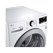 LG غسالة ونشافة بسعة 10/18 كغ وتقنية محرك الدفع المباشر والبخار لون أبيض, WDV1902WRV, thumbnail 4