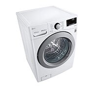 LG غسالة ونشافة بسعة 10/18 كغ وتقنية محرك الدفع المباشر والبخار لون أبيض, WDV1902WRV, thumbnail 8