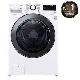 غسالة ونشافة بسعة 12/20 كغ وتقنية محرك الدفع المباشر والبخار لون أبيض2