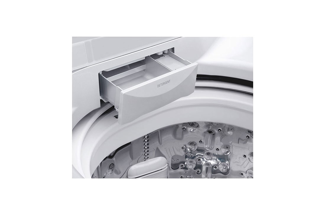 LG غسالة تحميل علوية، 13 كجم، لون أبيض, ™Smart Diagnosis™,TurboDrum, العاكس الذكي, T1488NEHT0, thumbnail 6