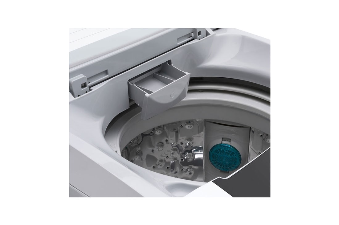 LG غسالة تحميل علوية 13 كغم لون سلفر تشخيص ذكي وتوفير الطاقة مع التحكم الذكي في العاكس, T1499NEHTF1, thumbnail 6