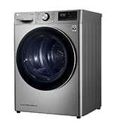 LG نشافة  توفير الطاقة بالمضخة الحرارية 9كغم لون فضي, الجهة اليسرى, RH1077SVK, thumbnail 11